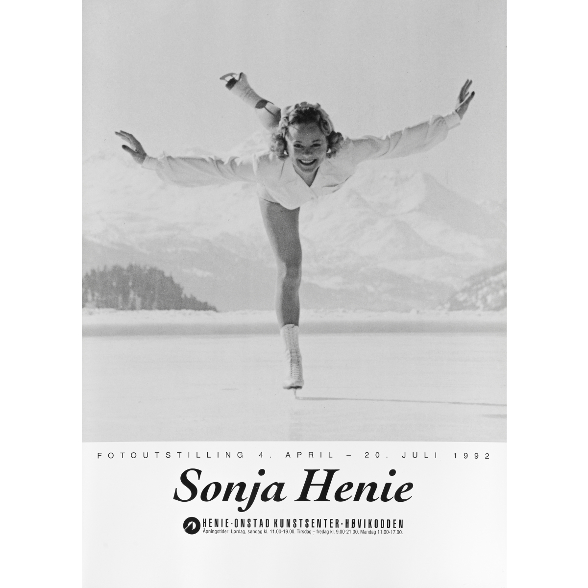 Sonja Henie 1992 Plakat Henie Onstad Kunstsenter