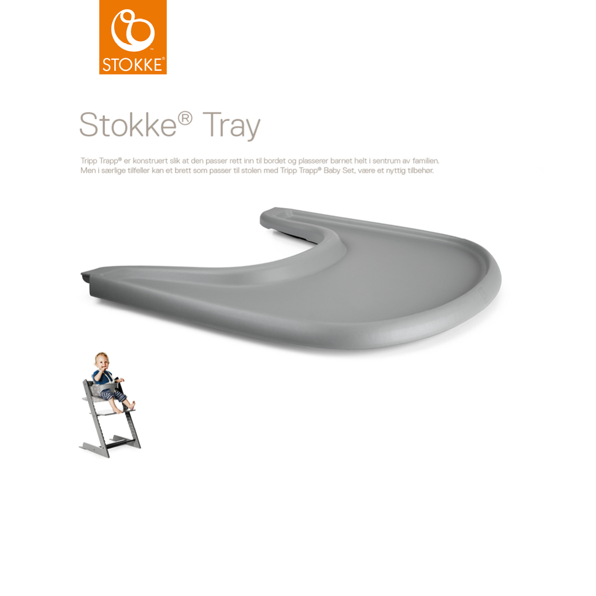 STOKKE® - BRETT STORM GREY - Lille Jacobi