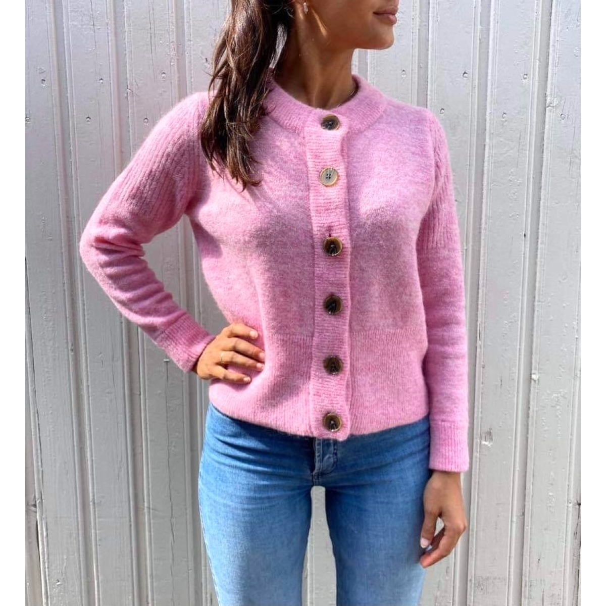 Knit Sia Cardigan - Eclair