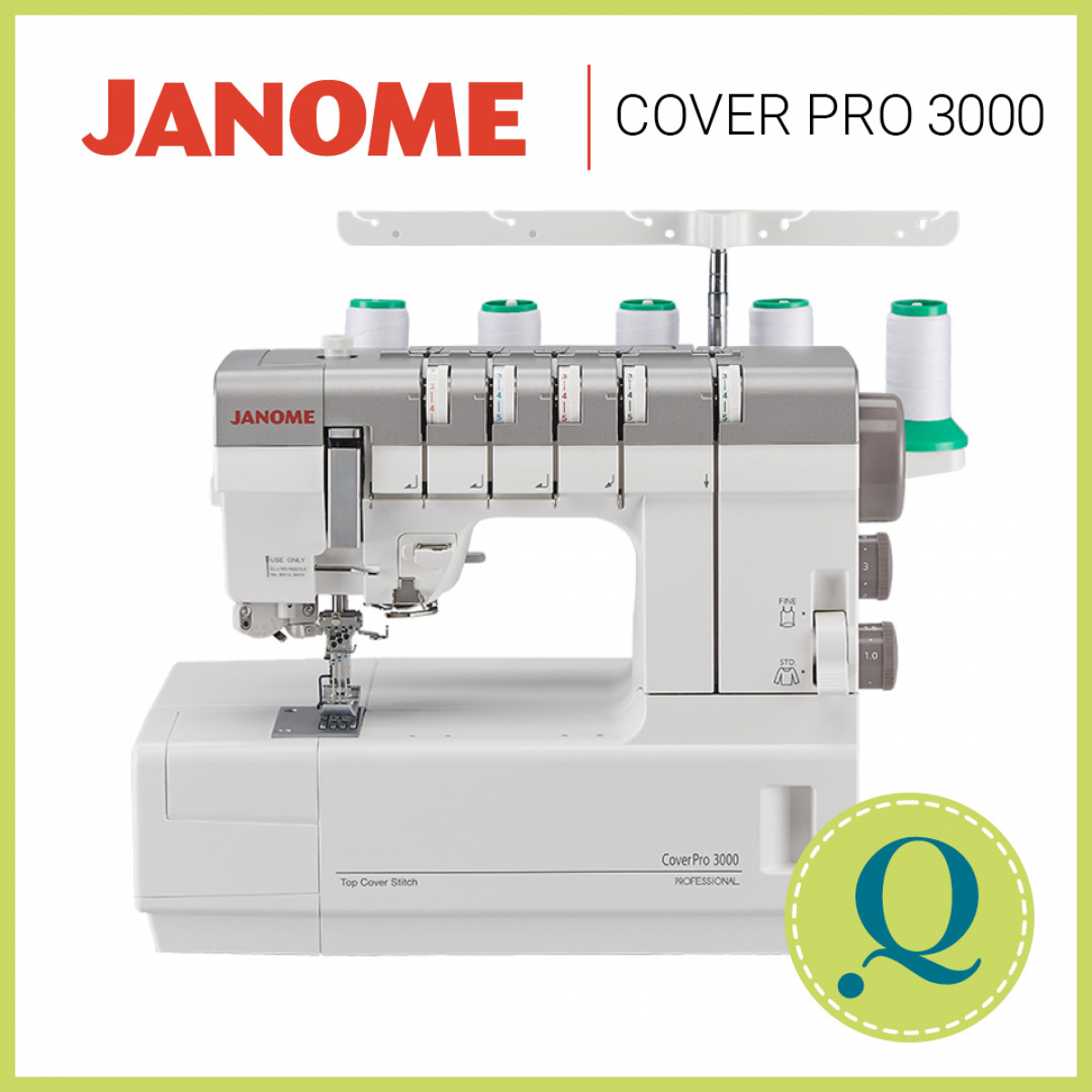 Janome Cover Pro 3000 QUILTESTÆSJ