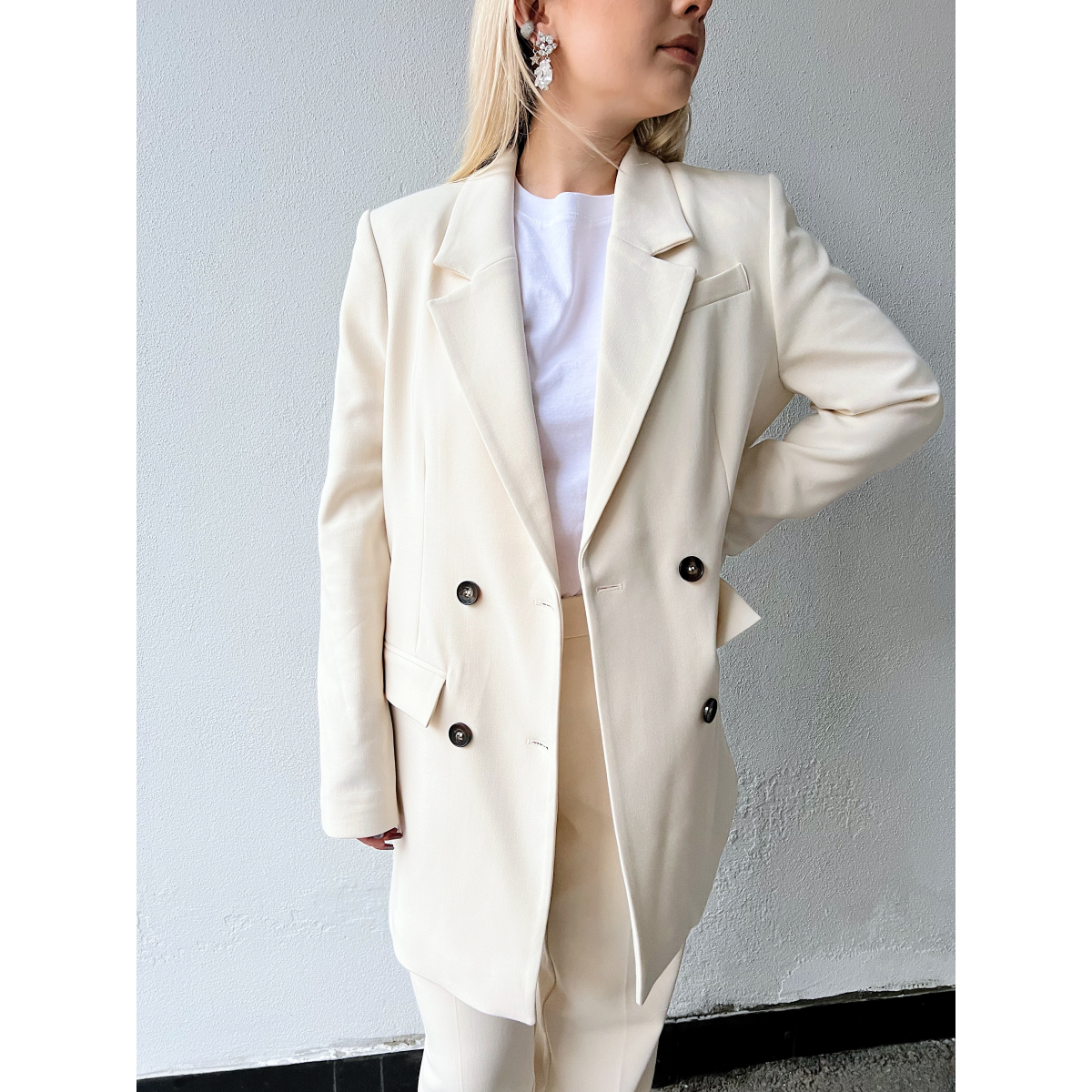 Myla Blazer - Beige main image 1