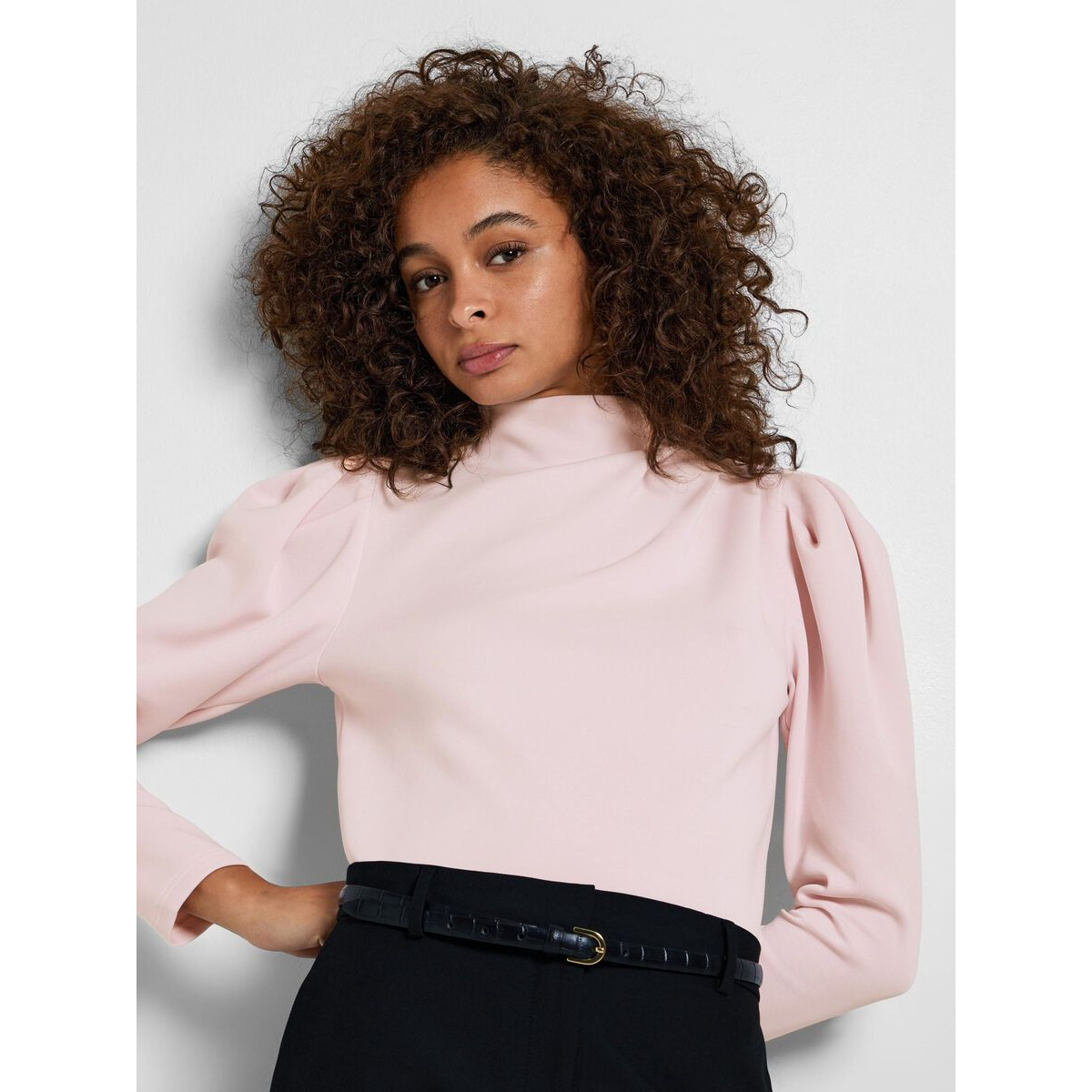 Fenja Ls T Neck Top Ultramarine