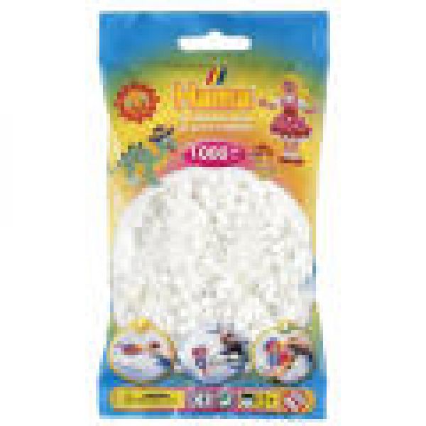 HAMA PERLER MIDI 1000 HVITE