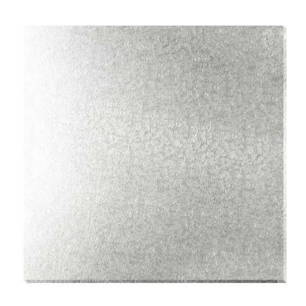 Kakebrett kvadrat, 2pk, Sølv 40x40cm