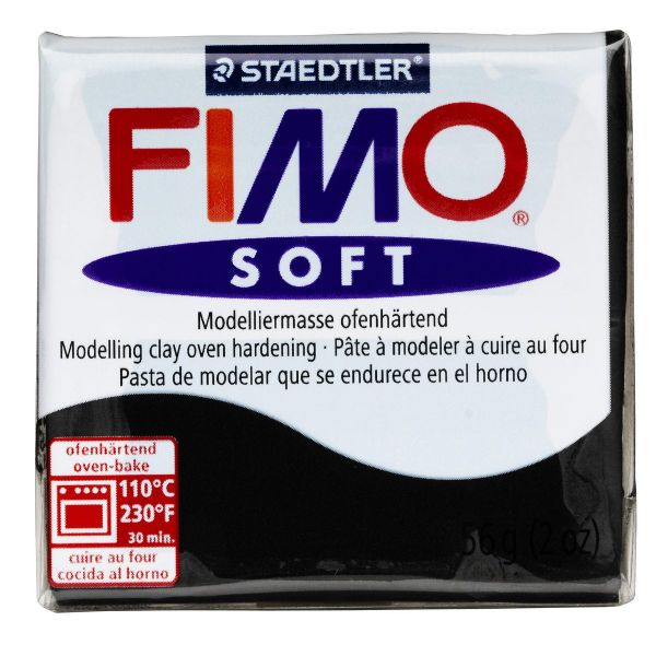 FIMO SOFT 57 G BLACK