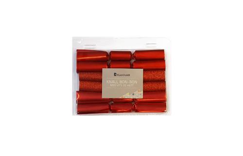 KNALLBON-BON RØD 17CM 3ASS, 6PK