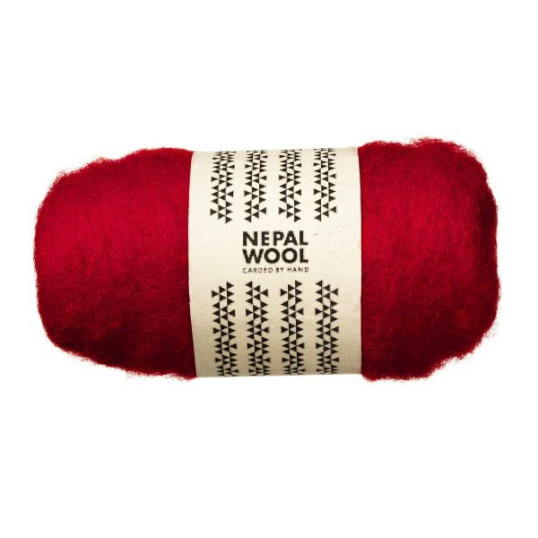 NEPAL WOOL RØD 50 G