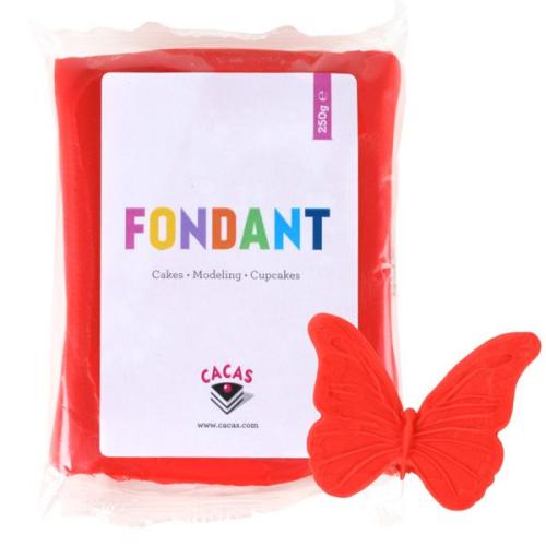 FONDANT RØD 250GR