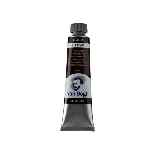 Van Gogh Olje 40ml – 409 Burnt umber