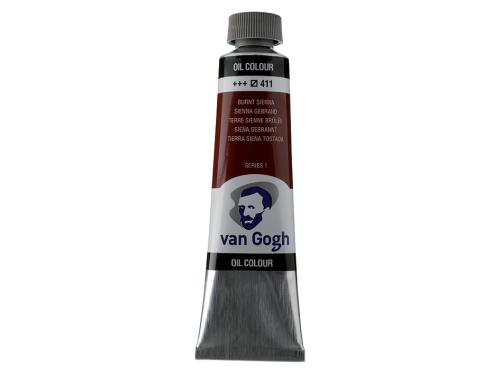 Van Gogh Olje 40ml – 411 Burnt sienna