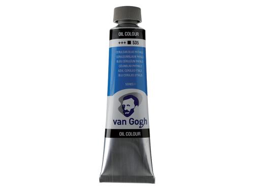 Van Gogh Olje 40ml – 535 Cerulean blue (phtalo)