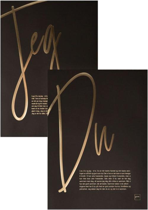 PICTURE IT PLAKAT SVART 