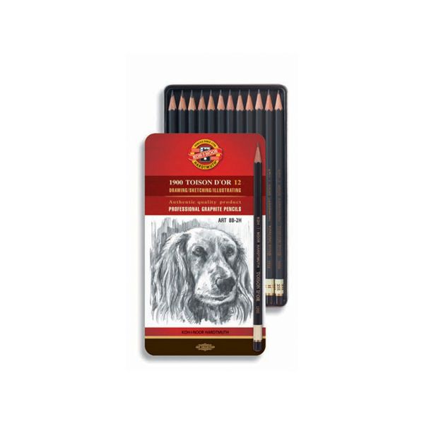 Koh-i-noor Blyantsett 1912 (8B-2H) – 12stk