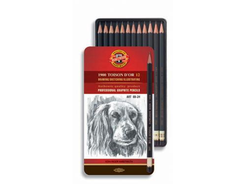 Koh-i-noor Blyantsett 1912 (8B-2H) – 12stk