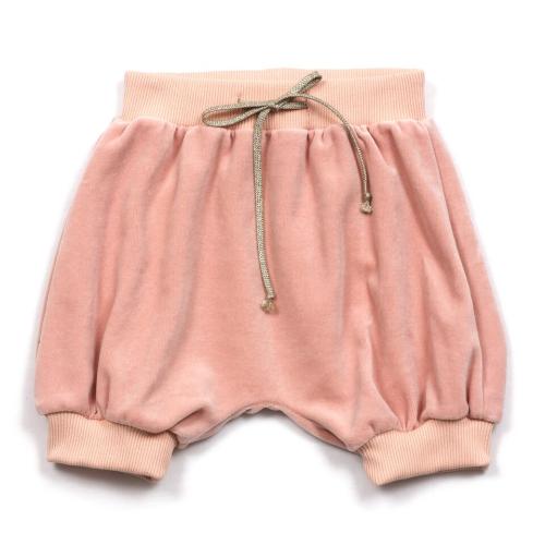 HUTTELIHUT - SHORTS VELOUR DUSTY ROSE