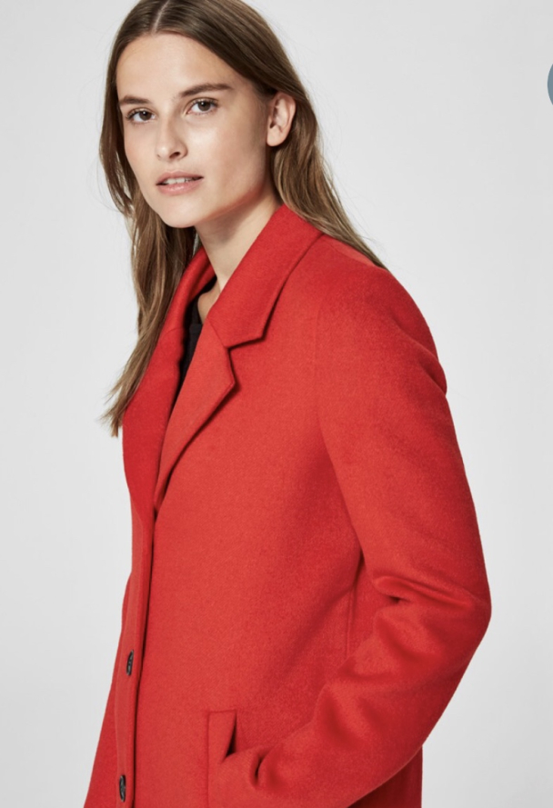 Sasja wool coat - true red - Image 4