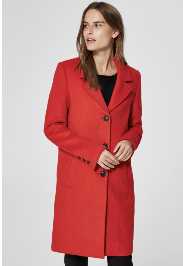 Sasja wool coat - true red - Image 5