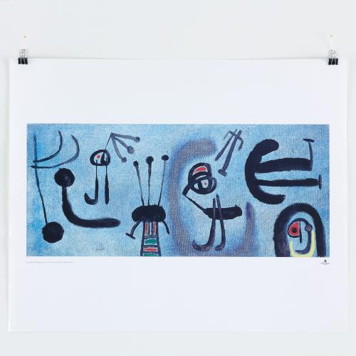 Joan Miró, Composition Bleue 
