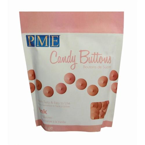 CANDY BUTTONS ROSA, 340G