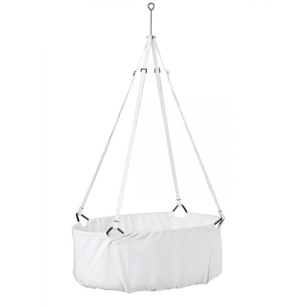 Leander | Classic™ Vugge (inkl. madrass) - Hvit 