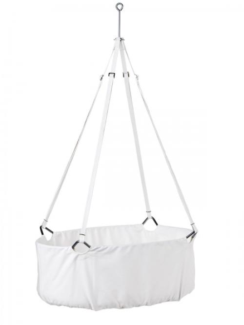 Leander | Classic™ Vugge (inkl. madrass) - Hvit 