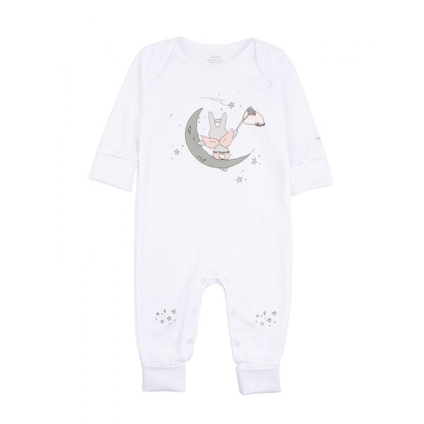 LIVLY - CATCHING STARS ANGEL COVERALL WHITE/PINK