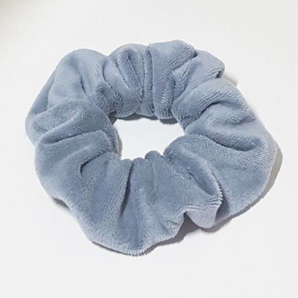 UNIK DESIGN - SCRUNCHIE HÅRSTRIKK ANTIKKBLÅ