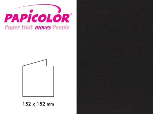 PAPICOLOR DOBLE KORT 152X152CM SORT