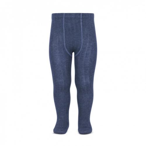 Cóndor | Strømpebukse Rib - Jeansblå (490)