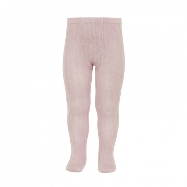 Strømpebukse Rib - Støvrosa (544)