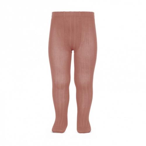 Cóndor | Strømpebukse Rib - Terracotta (126)