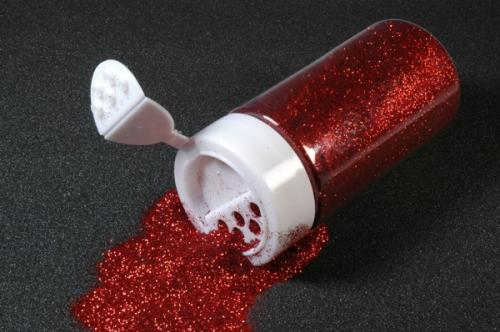 GLITTER 250GR. RØD