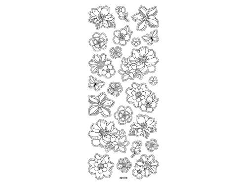 KLISTREMERKER FARGELEGG MEG! - BLOMSTER