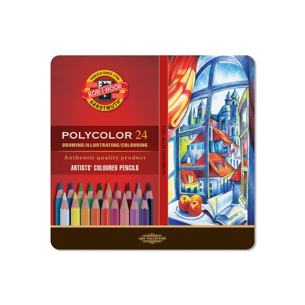 KOH-I-NOOR POLYCOLOR ARTIST - SETT 24STK