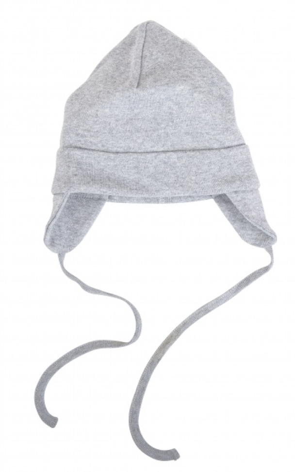 Lue m/øreklaffer - Lysegrå