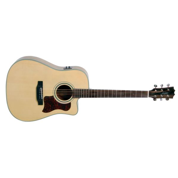 GITAR AKUSTISK MORGAN W117 CE NATUREL
