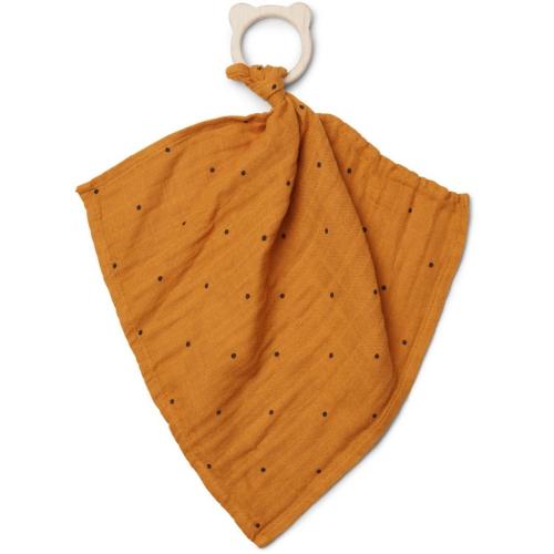 Liewood | Dines Koseklut m/bitering - Classic Dot Mustard