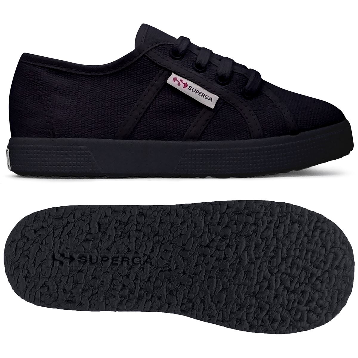 superga strap black