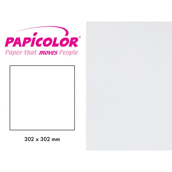 Papicolor 302x302mm – 930 Hvit 