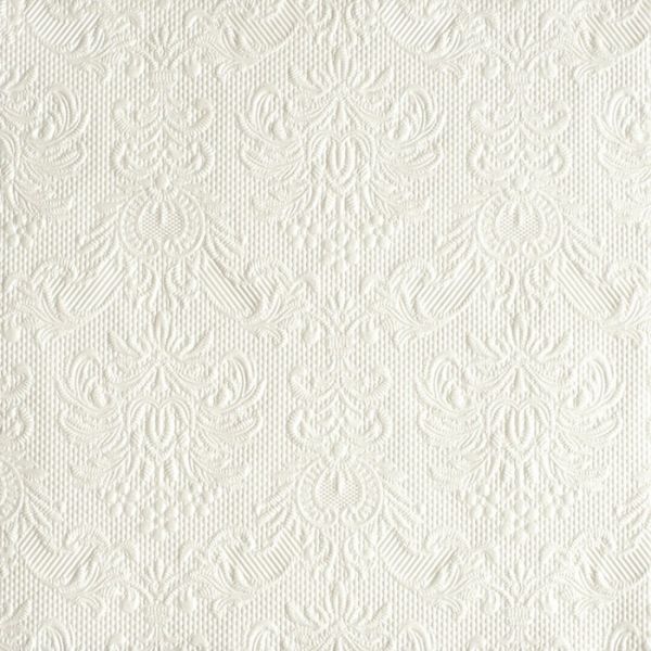 SERVIETTER MIDDAG ELEGANCE White