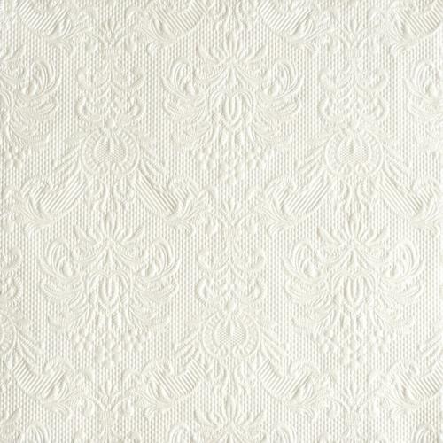 SERVIETTER MIDDAG ELEGANCE White