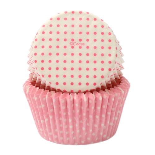 MUFFINSFORM MINI ROSA/HVIT MINIPRIKKER 1