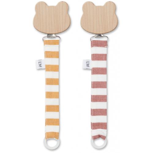 Liewood | Smokkesnor 2-pk - Stripe Mustard/Rust