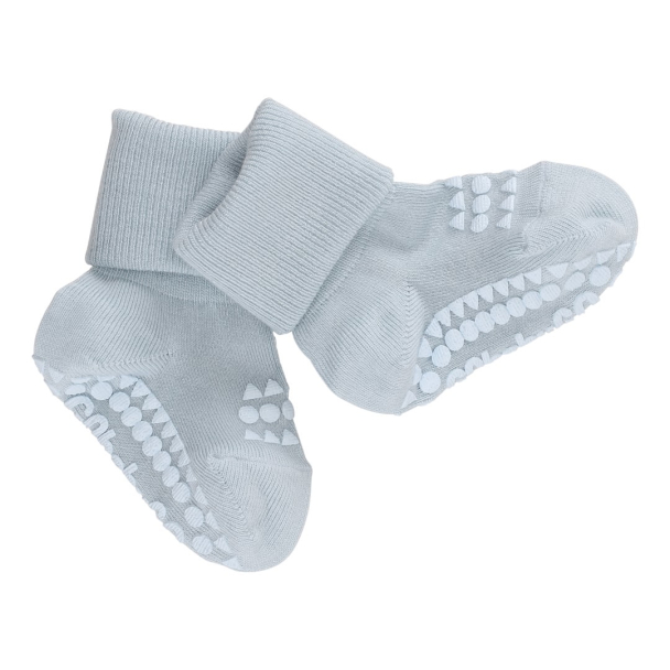 Non-Slip Socks Bamboo - Sky Blue - Image 1