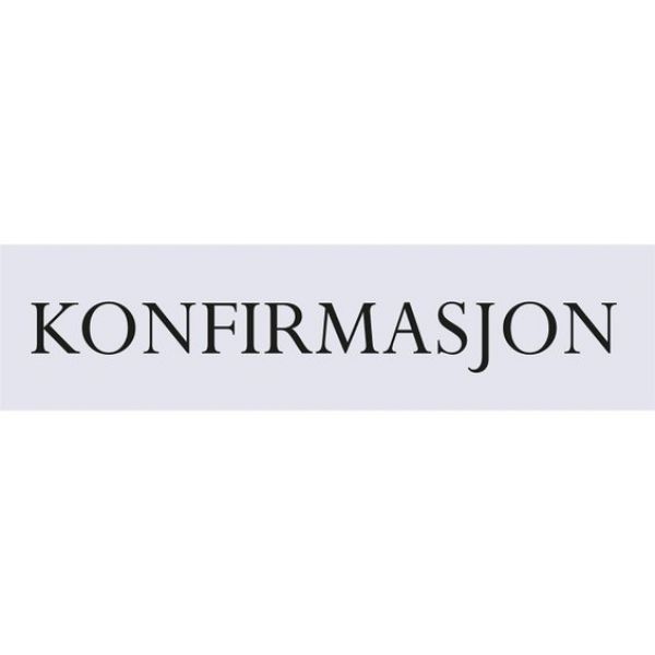 CUT-OUTS KONFIRMASJON NO 25STK