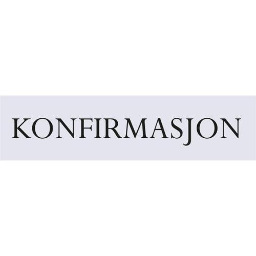 CUT-OUTS KONFIRMASJON NO 25STK