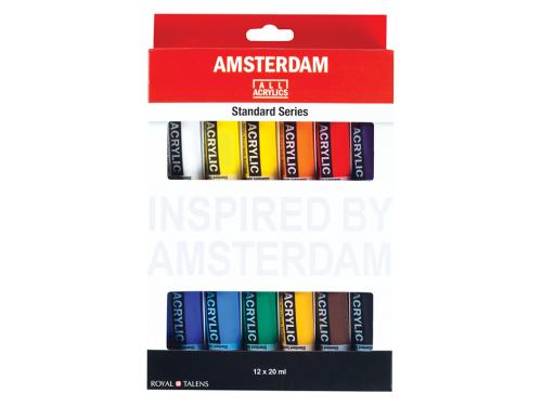 AMSTERDAM ACRYL 20ML SETT 12ASS.