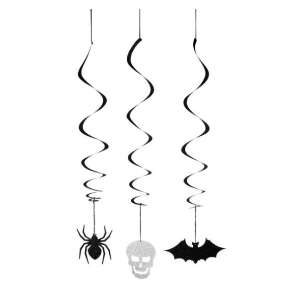 HALLOWEEN SPIRALER H 80CM 3STK