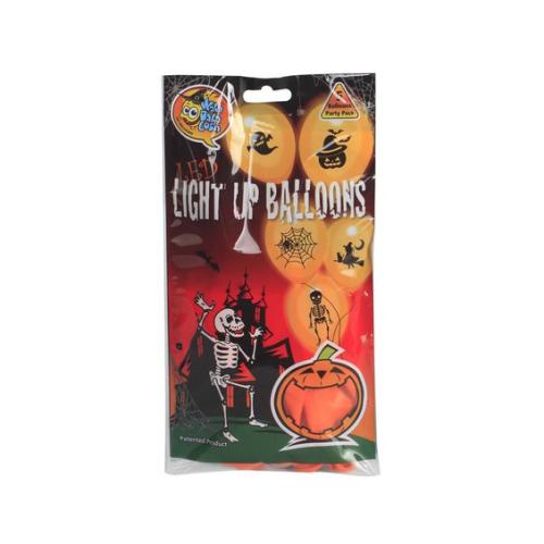 LED BALLONGER HALLOWEEN 5 STK