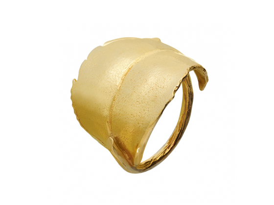 Blad ring, forgylt